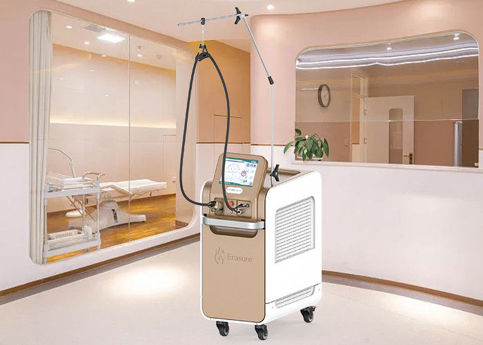 Mesin Penghilang Rambut Laser Frekuensi 0,5 - 10Hz Permanen 1064nm Pulsa Panjang Nd Yag