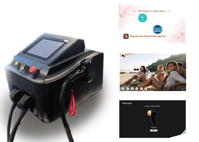 Mesin Kecantikan Laser Penghilang Bulu Portabel 500W 800W 1200W 755 808 1064nm Diode