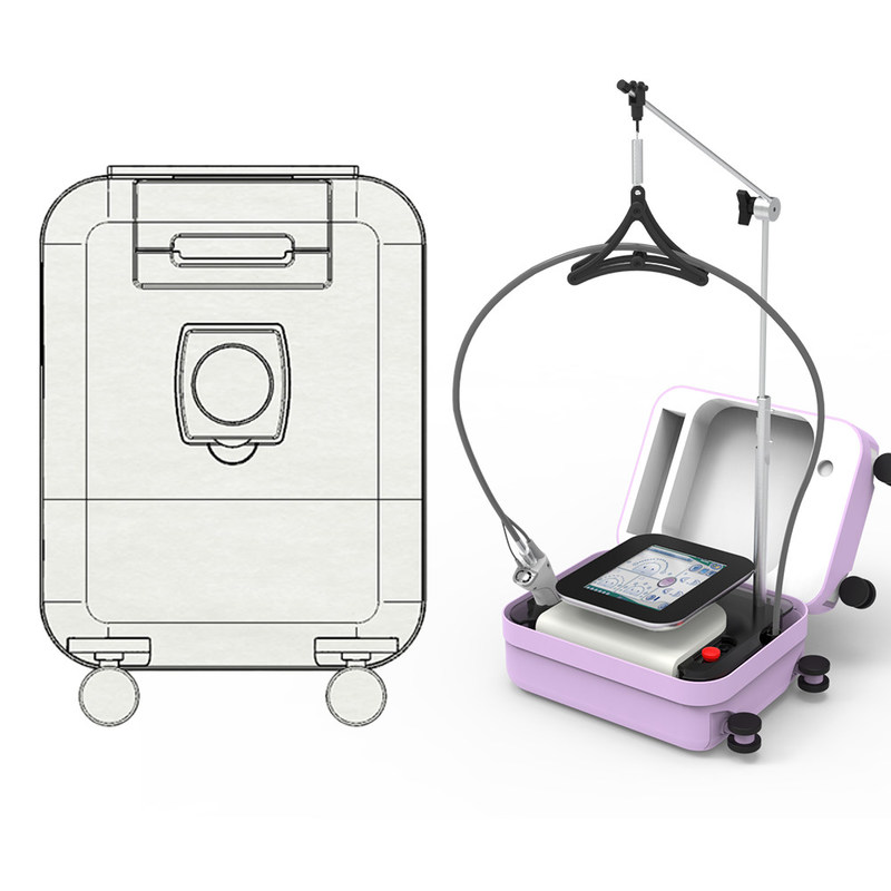 755nm Alexandrite Mini Diode Laser dengan Smart Touch Screen untuk Operasi Mudah di Industri Kecantikan
